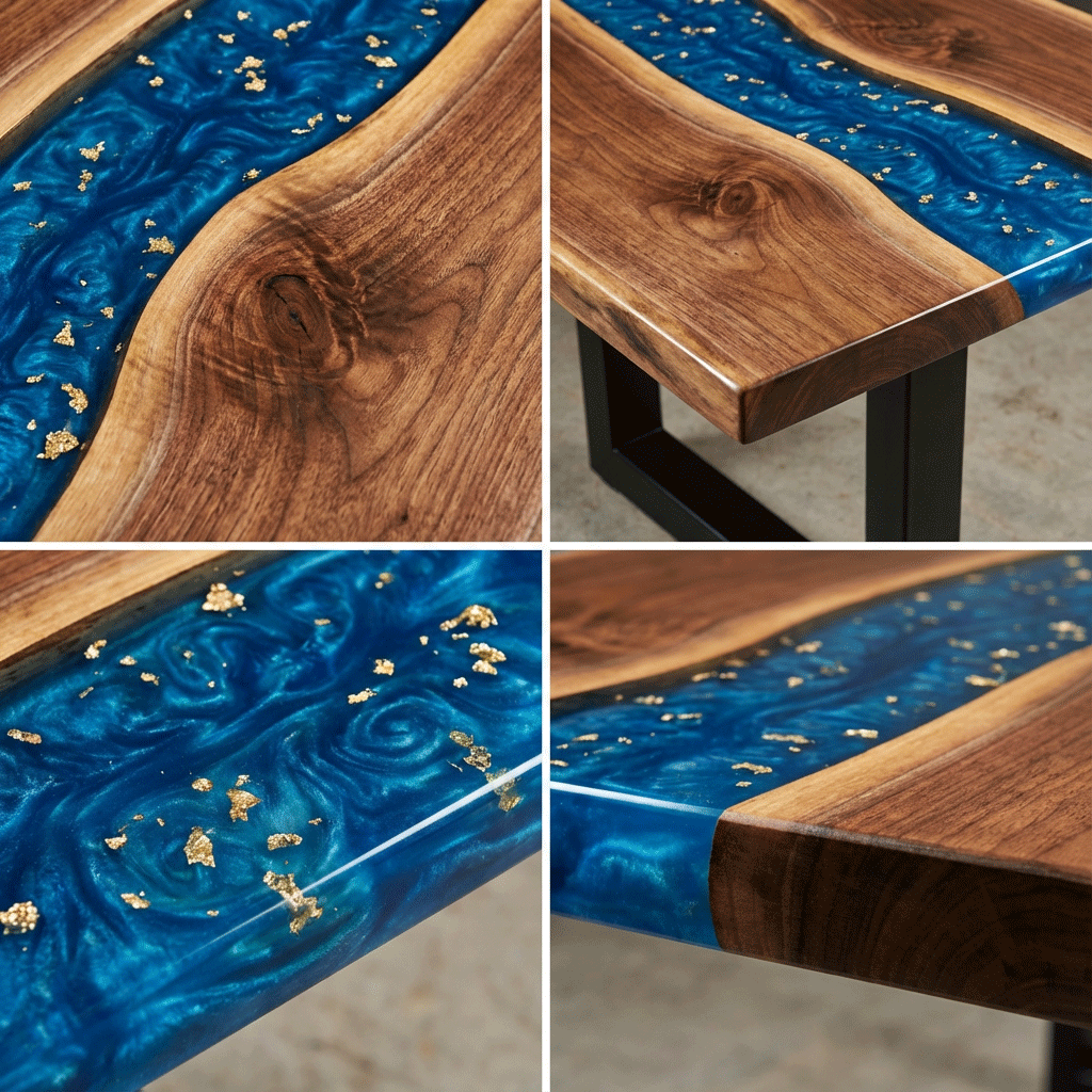 Midnight Galaxy Custom Epoxy Table - CET808