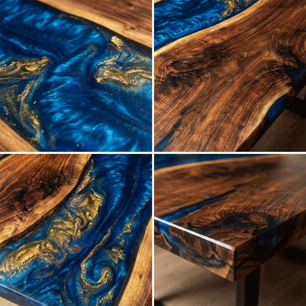 Deep Sea Majesty Custom Epoxy Table - CET813
