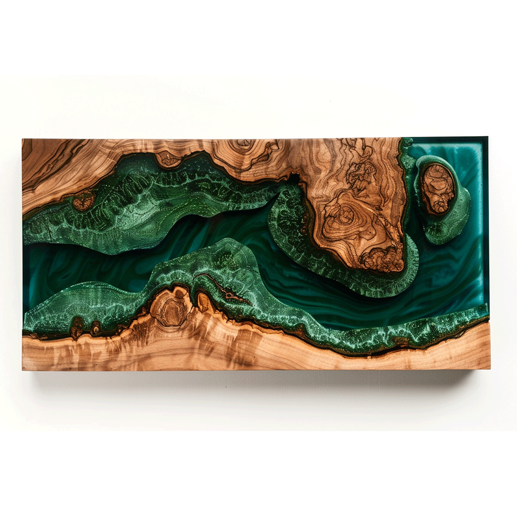 Springtime Solace Custom Epoxy Table - CET831