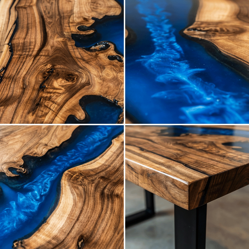 The Celestial Current Custom Epoxy Table - CET821