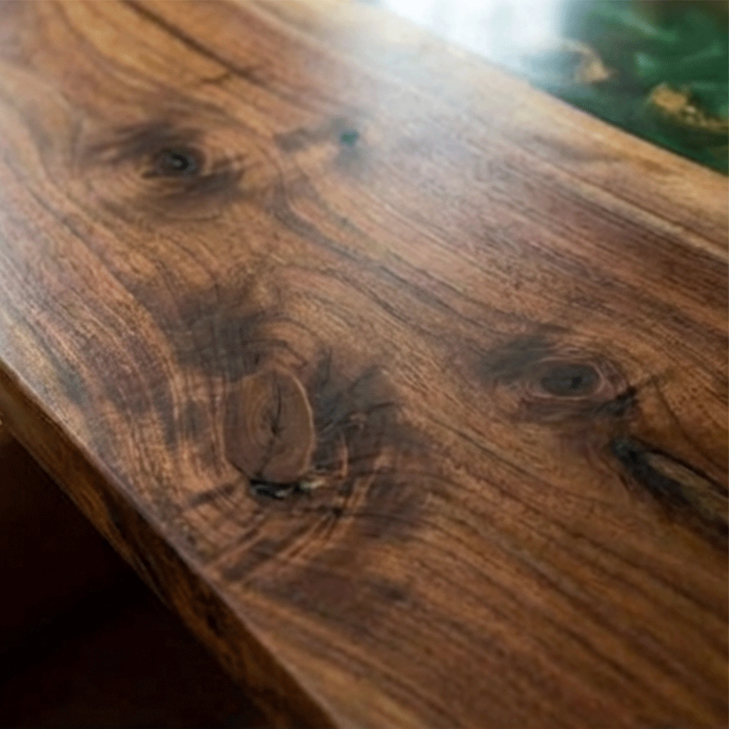 Alpine Emerald Custom Epoxy Table - CET807