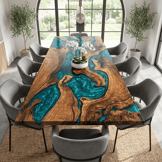 Archipelago Flow Custom Epoxy Table - CET809