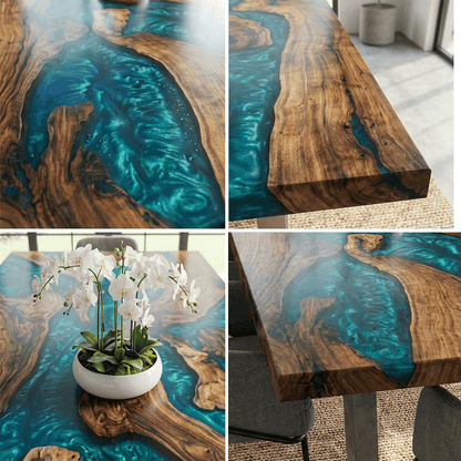 Archipelago Flow Custom Epoxy Table - CET809