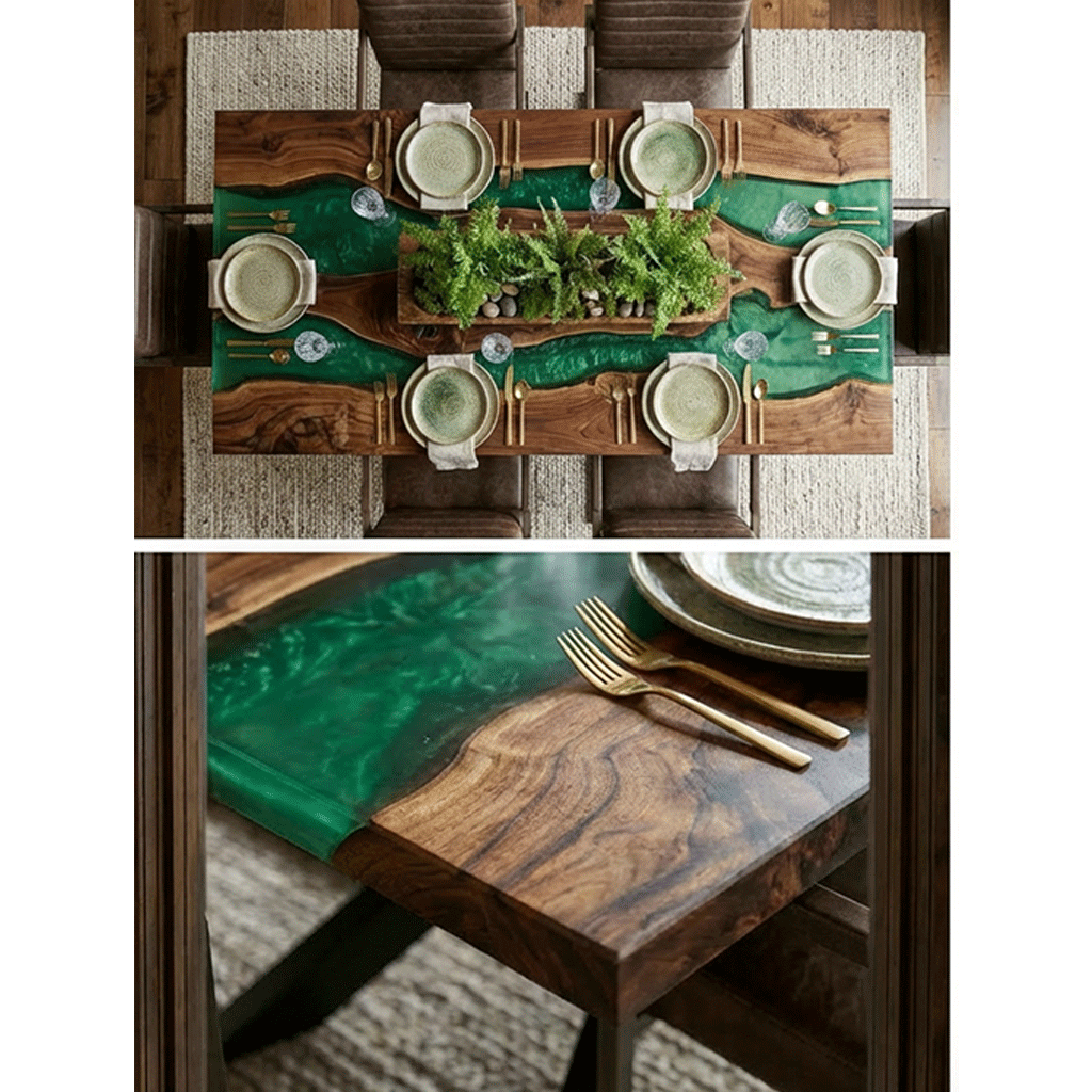 Aspen Summit Custom Epoxy Table - CET832