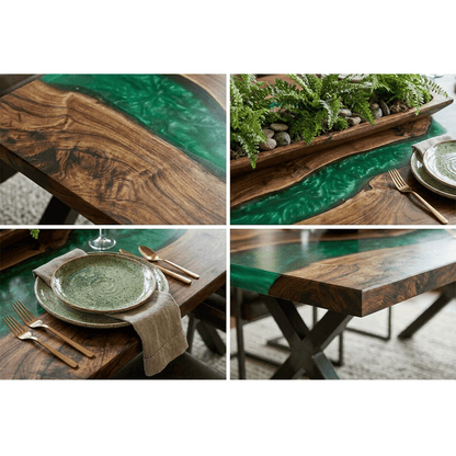 Aspen Summit Custom Epoxy Table - CET832
