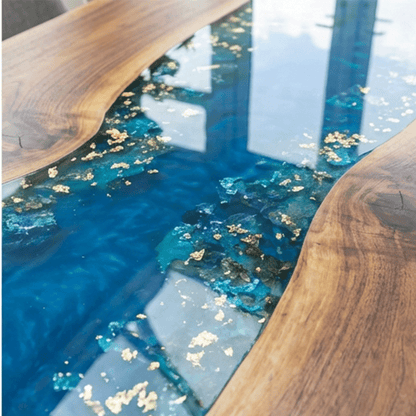 Celestial Blue Custom Epoxy Tabl - CET815