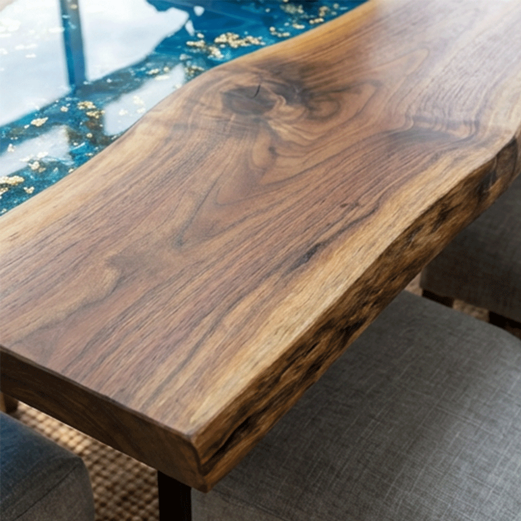 Celestial Blue Custom Epoxy Tabl - CET815