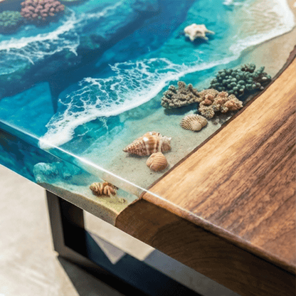 Coastal Paradise Custom Epoxy Table - CET805