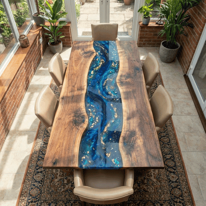 Midnight Galaxy Custom Epoxy Table - CET808