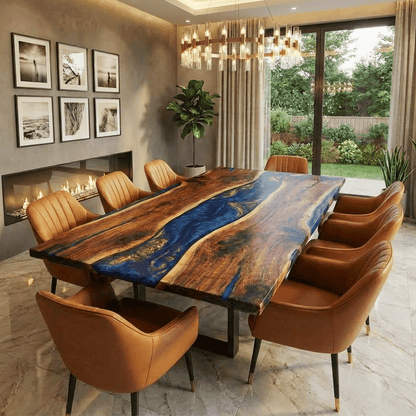 Deep Sea Majesty Custom Epoxy Table - CET813