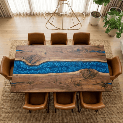 Oceanic Serenity Custom Epoxy Table - CET818