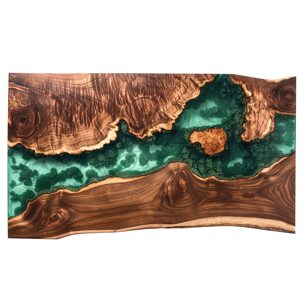 Pine Valley Green Custom Epoxy Table - CET830