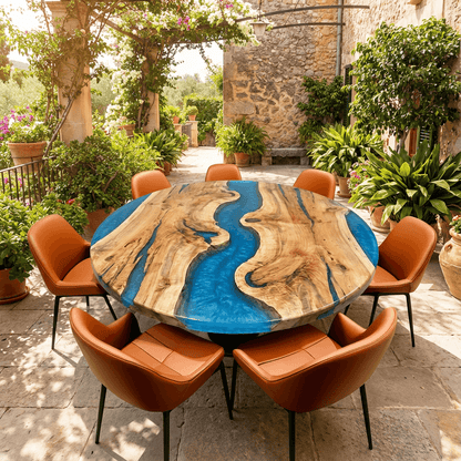 River - Run - Custom Epoxy Table - CET601
