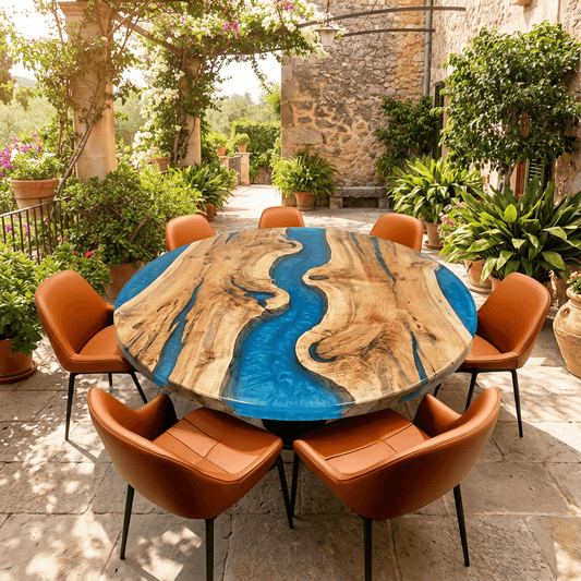 River - Run - Custom Epoxy Table - CET601