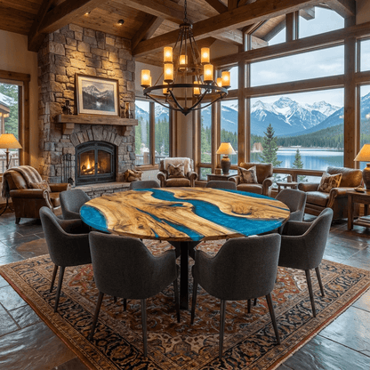 River - Run - Custom Epoxy Table - CET601