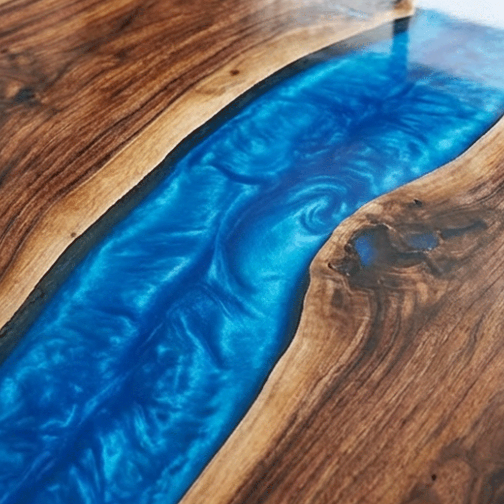 Sapphire Horizon Custom Epoxy Table - CET817