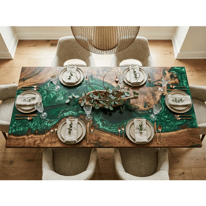 Springtime Solace Custom Epoxy Table - CET831