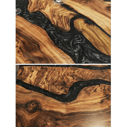 Stardust Silhouette Custom Epoxy Table - CET835