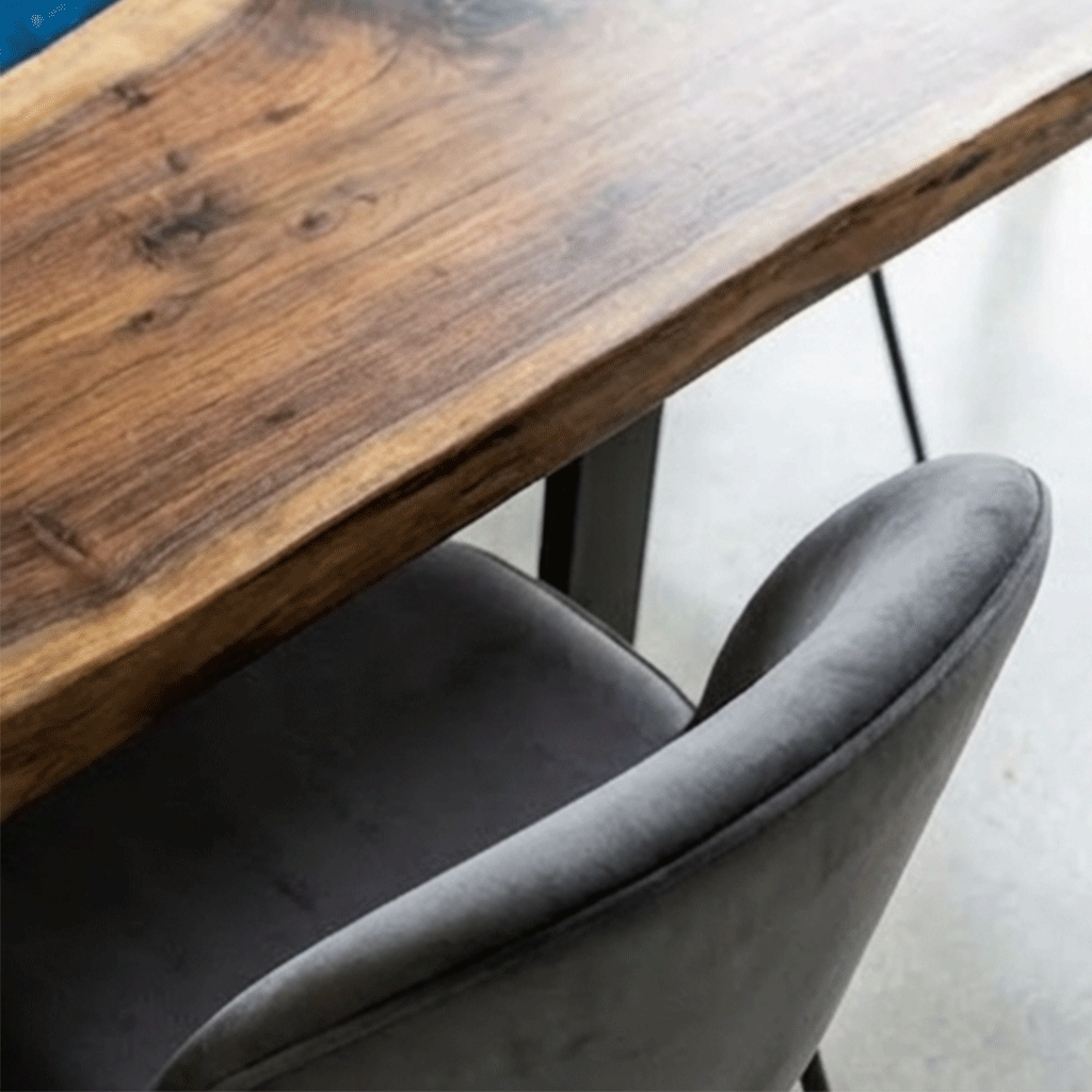 Stormy Indigo Custom Epoxy Table - CET811
