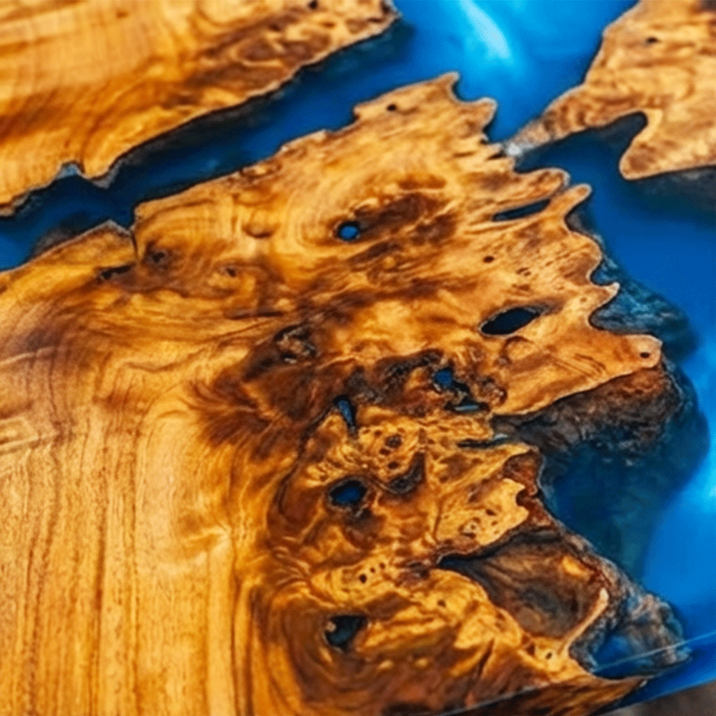 The Azure Archipelago Custom Epoxy Table - CET822