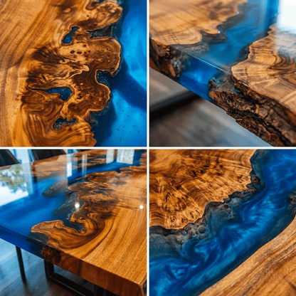 The Azure Archipelago Custom Epoxy Table - CET822