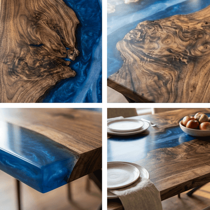 The Azure Delta Custom Epoxy Table - CET829