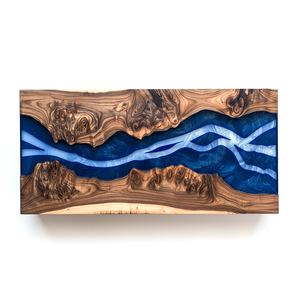 The Azure Delta Custom Epoxy Table - CET829