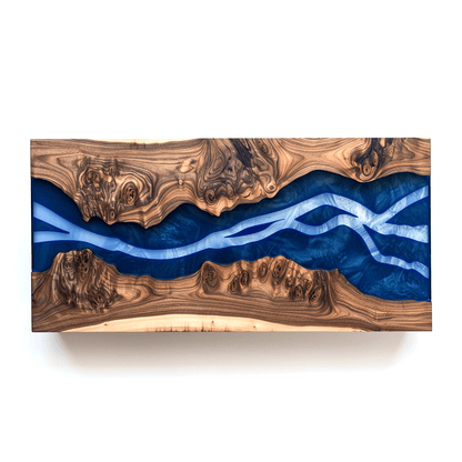 The Azure Delta Custom Epoxy Table - CET829