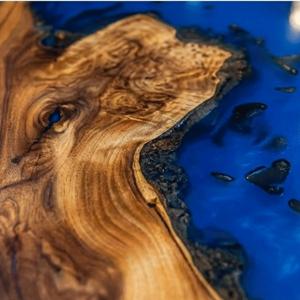 The Cobalt Vista Custom Epoxy Table - CET819