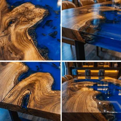 The Cobalt Vista Custom Epoxy Table - CET819
