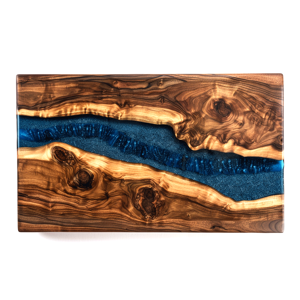 The Nordic Blue Custom Epoxy Table - CET826