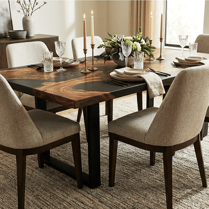 The Obsidian Nightfall Custom Epoxy Table - CET825