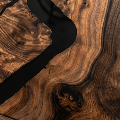 The Obsidian Vein Custom Epoxy Table - CET823