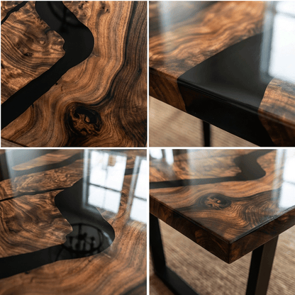 The Obsidian Vein Custom Epoxy Table - CET823