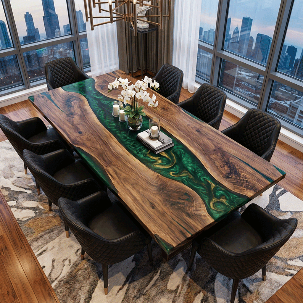 The Urban Oasis Custom Epoxy Table - CET810