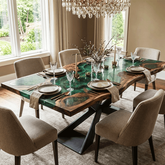 Viridian Estate Custom Epoxy Table - CET833