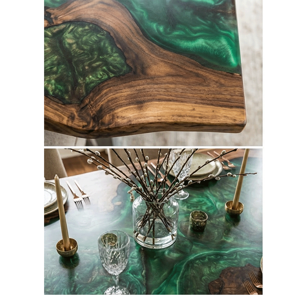 Viridian Estate Custom Epoxy Table - CET833