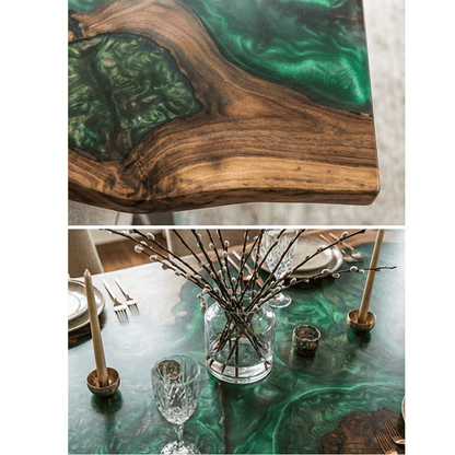Viridian Estate Custom Epoxy Table - CET833